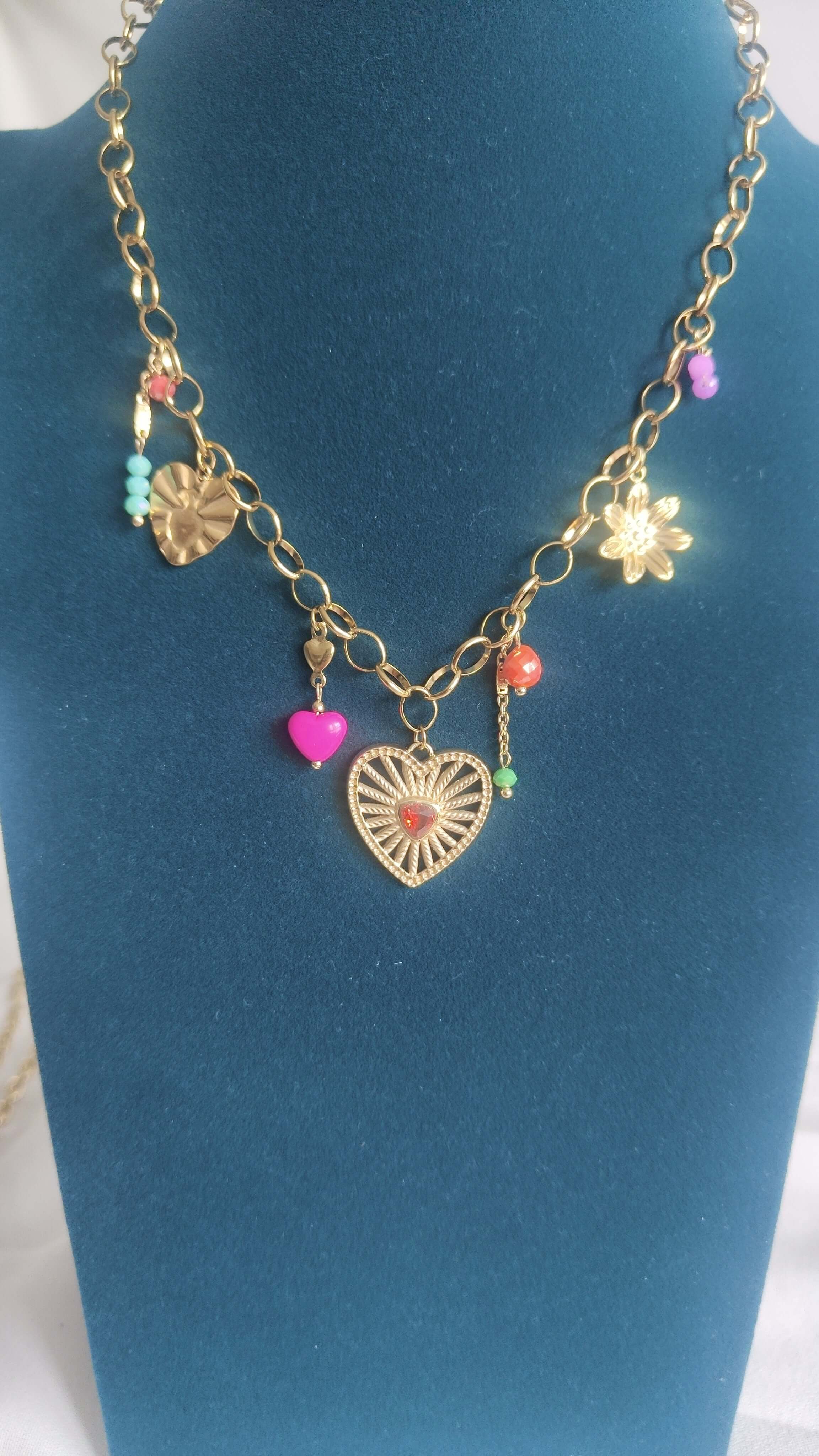 Collier Printemps Doré