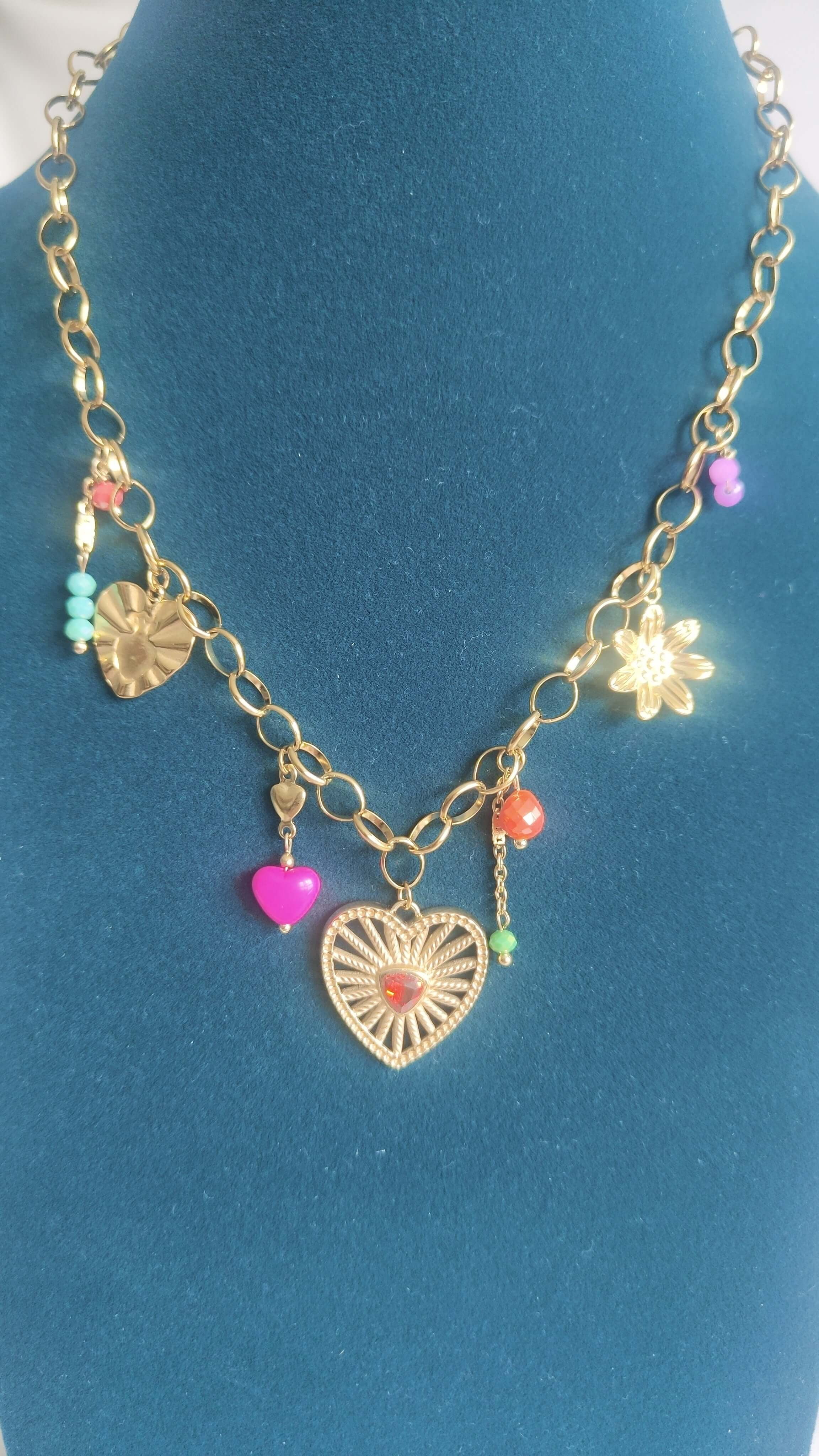 Collier Printemps Doré