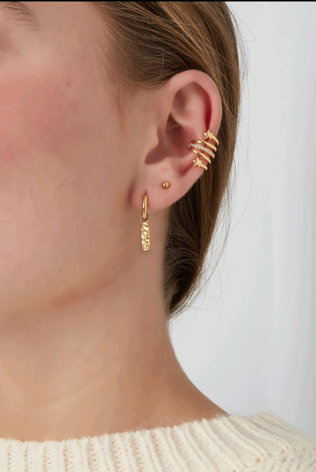 Boucles d'oreilles Spirale