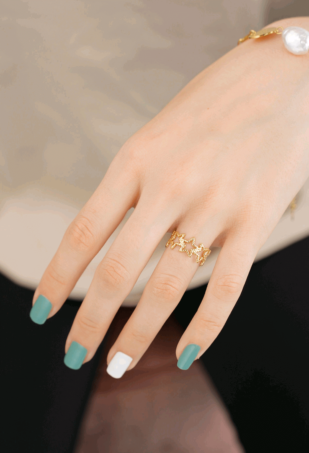 Bague Étoile Radieuse